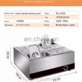 Table Counter Top Stainless Steel Commercial Electric Buffet Hot Soup Food Warmer Bain Marie for Sale thumbnail-6