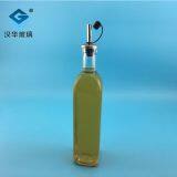Manufacturer of 500ml Square Olive Oil Glass Bottle thumbnail-2