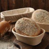 Hot Selling on Amazon Oval Rattan Banneton Bread Proofing Basket With Bakery Tool thumbnail-1