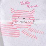 2017 Wholesale Autumn Winter Newborn Baby Clothes Soft Cotton Long Sleeve Toddler Baby Romper With Foot thumbnail-5