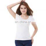 2020 New Arrival Hot Selling Female Blank Modal Stretch Summer Short Sleeve Crew Neck Women t Shirt thumbnail-5