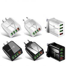 Quick Charge 3.0 4.0 USB Charger 3.1A Fast Wall Mobile Phone Charger For 4 Ports Adapter QC 3.0 Charger Wholesale thumbnail-5