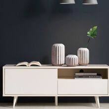 White Nordic Marble Creative Simple Ceramic Vase For Family Home Livling Room Decor thumbnail-4