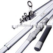 New Design Handmade 3.6-4.5m Fishing Telescopic Rod Carbon Fiber Long Distance Throwing Fishing Rod Reservoir Solid Fishing Rod thumbnail-2