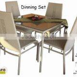 TF0709 Outdoor Rattan Dining Set, Stackable thumbnail-1