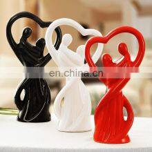 Lovely Design Modern Couple Ceramic Gifts Decoration thumbnail-1