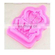 2 Cavity Royal Crown Fondant Candy Silicone Mold, Sugarcraft Candy Mold