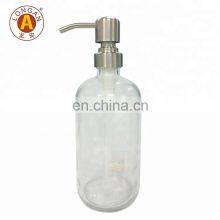 Wholesale Hand Metal Soap Lotion Pump 500ml Glass Bottle thumbnail-1