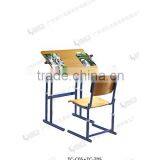 Yes Folded Single Student Furniture Desk and Chair for Classroom TC-C05+TC-Z05-E thumbnail-1