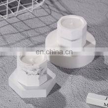 2022 Marbled Gypsum Jar Candle Smokeless Scented Candles Handmade Soy Wax Fragrance Essential Oil Aromatherapy Candle thumbnail-3