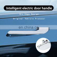 Car Outside Chrome Automatic Door Handle Opener Remote Control Intelligent Smart Electric Auto Door Handles for Tesla Model 3/Y thumbnail-4