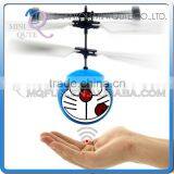 Mini Qute RC Remote Control Flying Helicopter Kawaii Anime Doraemon Cartoon Model Plastic Doll Kids Electronic Toys NO.XH608-3