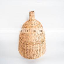 Traditional Natural Woven Light Lampshade Rattan Pendant Light Wicker Ceiling Light Decor Vietnam Cheap Wholesale thumbnail-1