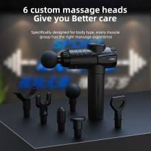 Fitness Equipment Exercise Gear Home Gym Electronic Massage Gun 7.4V Fascia Gun 7 Gears With 4 Heads thumbnail-4