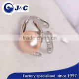 Fashion Real Pearl Finger Ring,white Pearl Finger Ring for Lady
