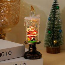 Snowflake Candle Christmas Lights - Crystal Ball Flameless Decor for Bulk Party Wholesale Orders thumbnail-2