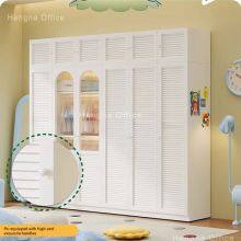 Fluted Steel Wardrobe Cabinet SW-CN769 – Exquisite Metal Handles & Adjustable Feet | Easy Assembly for Rental & Student Housing-Life Long Service thumbnail-5