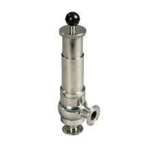 Sanitary Safety Valve, Made of Stainless Steel 304, With Quick-connect Design and Pressure Adjustment Function, Relief Valve With Pressure Range From 0.1mpa to 0.6mpa thumbnail-1