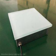 Qianyi Lighting Customized, Ip67 Waterproof, Stainless Steel Floor Tile Lights With Monochromatic Led Strips for Ground Lighting Projects thumbnail-3