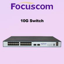Focus S5863-24X2C L3 Managed 10G Fiber Switch, 24-Port SFP+ With 2-Port 100G QSFP28 Uplinks, High-Performance Networking Aggregation Layer Switch thumbnail-1