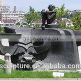 2016 New Outdoor Bronze Sculpture For Outdoor/Garden Decoration Statues Monument Meaningful Figure Sculpture thumbnail-5