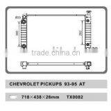AUTO RADIATOR FOR CHEVROLET PICKUPS 93-95 AT
