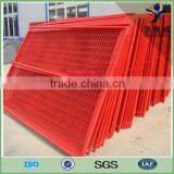 Flat feet movable temporary fence