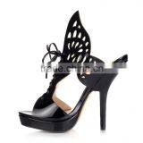 2015 Latest Design Lady Shoes Party Sexy Women High Heel Shoes Black Women Sandals thumbnail-3