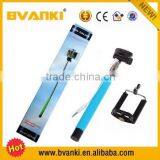 2016 Shenzhen New Premium Colorful Cable Take Pole Wired Monopod Selfie Stick for Iphone 6s/6s Plus Free Samples thumbnail-4