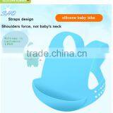 Customer Design Funny Soft Cute Waterproof Shq Silicone Baby Bib thumbnail-1