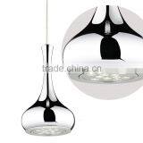 2016 New 9W 12W Plated Silver LED Pendant Light Color Vase Dining Room Creative LED Droplights thumbnail-4