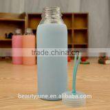 Bpa Free Sports Water Bottle Joyshaker Borosilicate Glass Bottle Double Wall Insulated Glass Water Bottle With Silicone Sleeve thumbnail-6