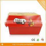 Colorful professional made paper hamburger box