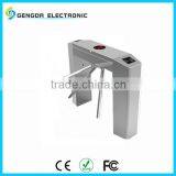 304 Stainless Steel RS485 Communication Connection Three-pole Turnstile Optical Tripod Barrier With Direction Indicator