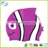 Children Custom Printing Silicone Swim Cap thumbnail-6
