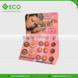 Custom Cosmetic Makeup Counter Top Display Stands Made By Corrugated Cardboard