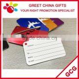 Promotional Aluminum Alloy Cheap Travel Luggage Tag Custom Logo With Replaceable Paper Name Card thumbnail-6
