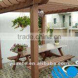 Outdoor and Eco-friendly Wood Plastic Composite WPC Grape Trellis/Laminate Flooring 3