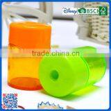 2016 Wholesale School Round Plastic One Hole Sharpener With Customized Logo for Students thumbnail-5