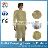 PP Non-woven Sickroom Visitor Disposable Isolation Gown