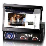 Winmark 7 Inch 1 Din Car DVD Player Stereo Retractable Touch Screen Android 4.4 Wifi 3G GPS Bluetooth Digital TV Port Universal thumbnail-5