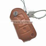 Car Genuine Leather Remote Key Cover Case For Audi A3 A4 A6 A8 TT Q7 S6 Fold Accessories thumbnail-4