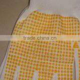 7 Guuage White Cotton Yellow Points PVC Dotted Cotton Glove thumbnail-5