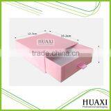 Custom Handmade Pink Sliding Paper Drawer Box Cardboard thumbnail-1