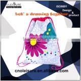 DIY Bags Can Disign by Costomer Sports Bag Drawstring Bags Backpack for Girls thumbnail-1
