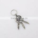 Ethnic Style Jewelry Womens Hollow Leaf Tassel Silver Dreamcatcher Rings Design thumbnail-5