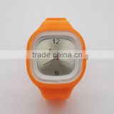 cheap popular silicone braclet jelly watches for promotion
