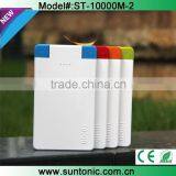 2015 new luanch power bank 10000mah with ingrated cable