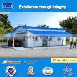 Design Best Quality Temporary Prefab Family Living Room With Garage