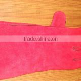 RED LINED WELDING GLOVES